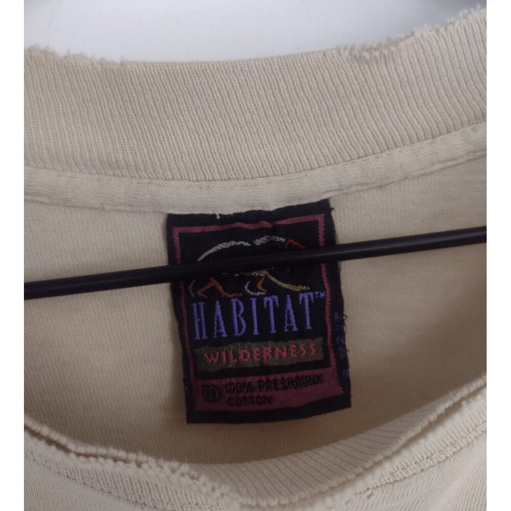 VTG Habitat Wilderness Native American Dreamcatcher Distress T-Shirt Mens XL - Picture 4 of 8